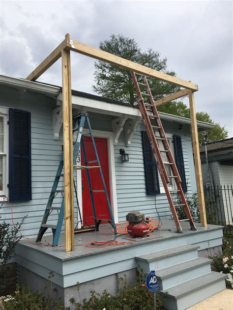 attaching porch roof to existing